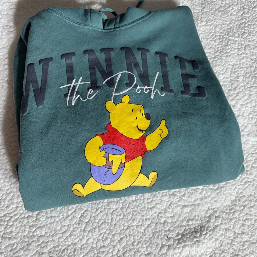 Disney Winnie the Pooh Heather Gray Top Sz Xl